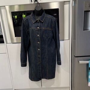 Chico’s long denim jacket size 3
